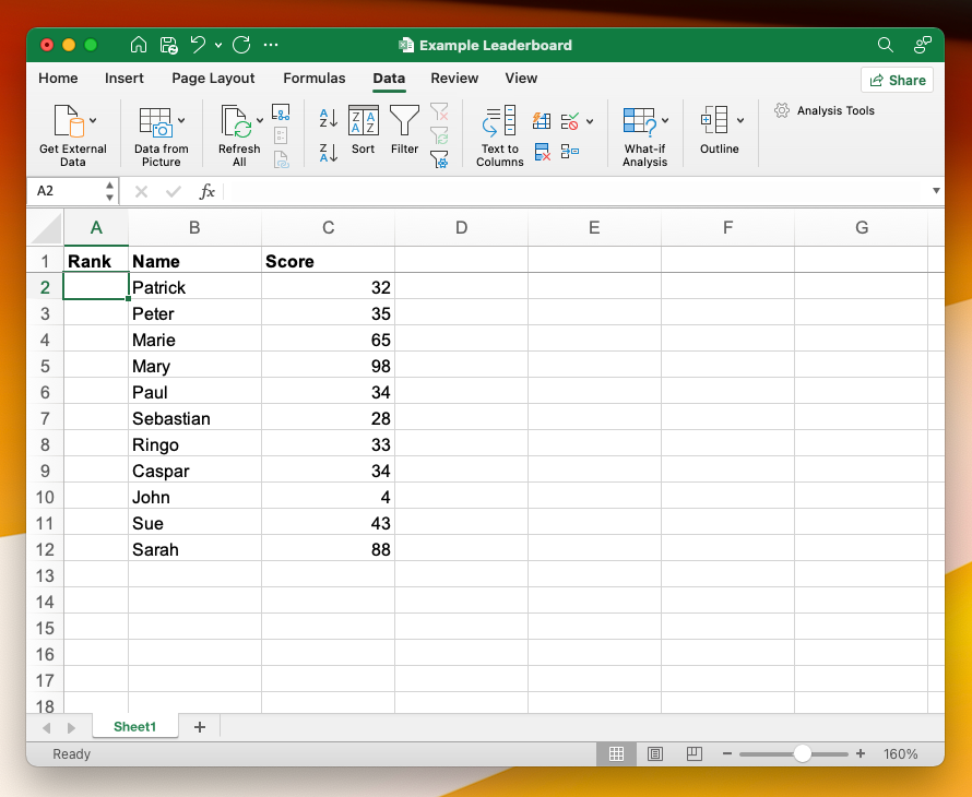 Create free, customized, & printable player rankings using drag