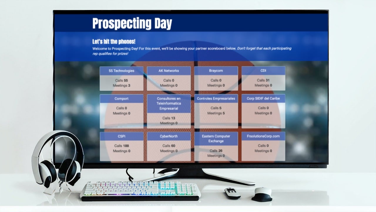 Prospecting day dashboard