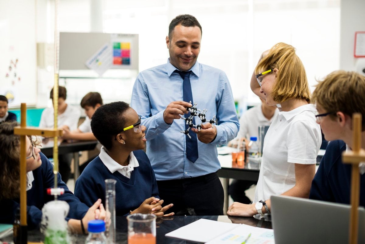 Teacher With Kids