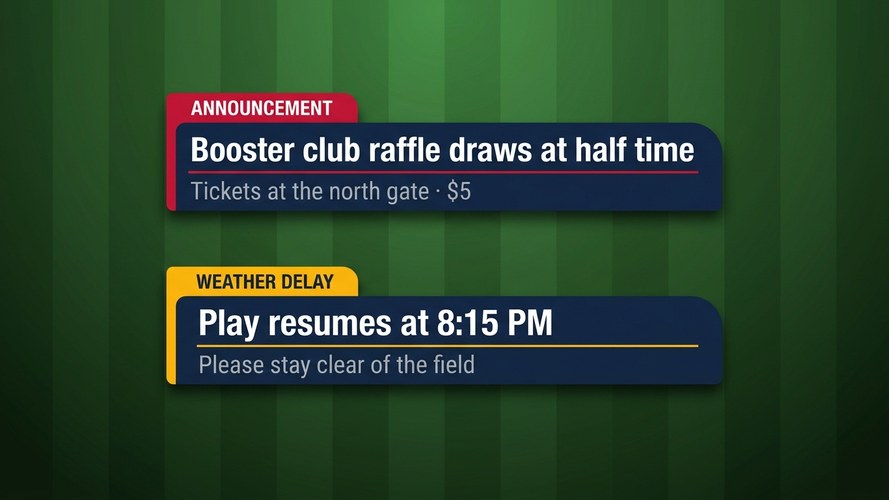 Announcement Bar &mdash; concept design, not built yet