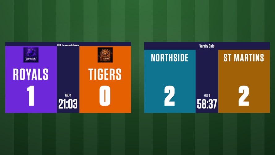 Youth Soccer Scoreboard - Full-screen soccer scoreboard for youth, school and academy fixtures. Big crests over big names,...
