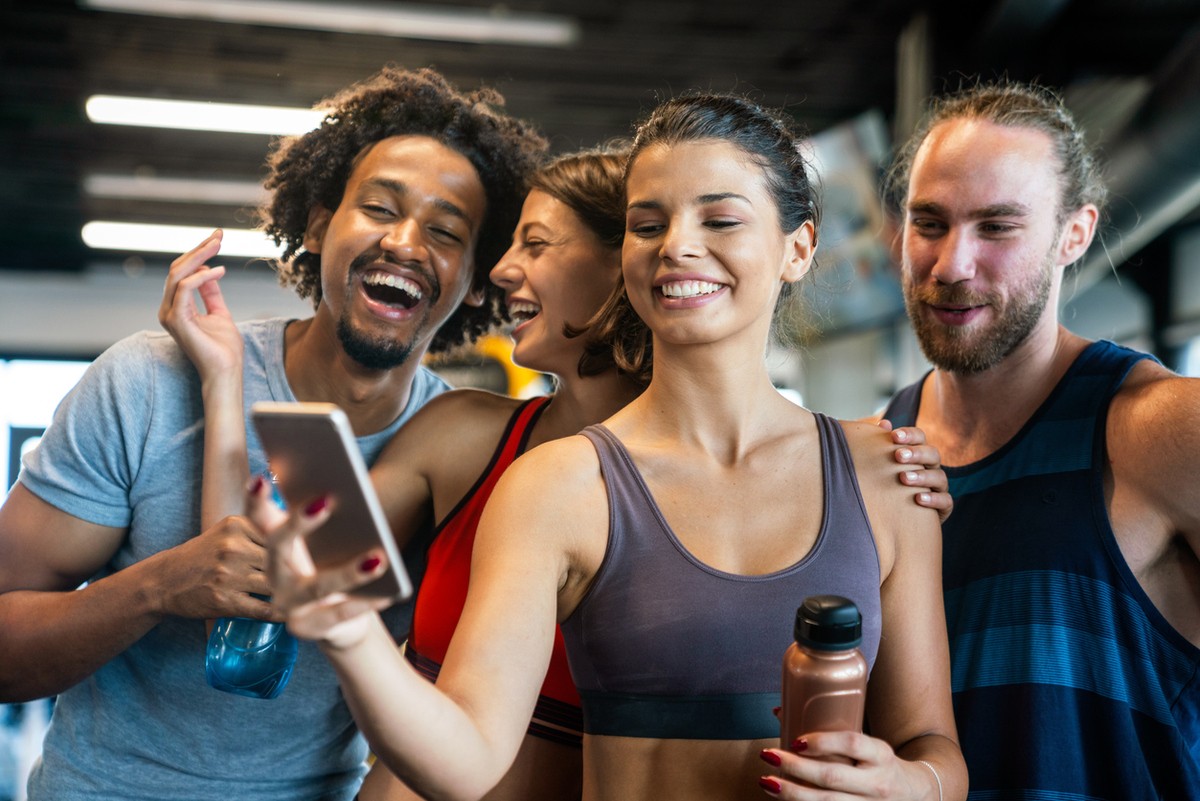 Feature screenshot: Group fitness challenge tracking