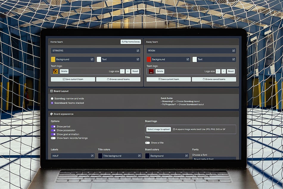 Feature screenshot: Stream overlay customization panel with transparency and color options