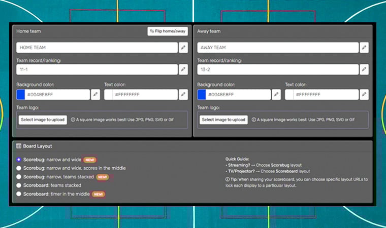 Feature screenshot: Stream overlay customization panel with transparency and color options