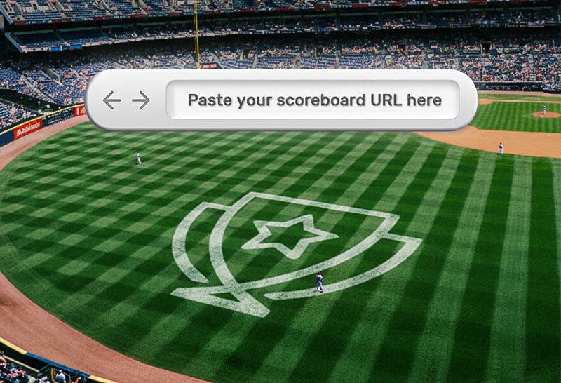 Feature screenshot: Cloud-based scoreboard vs traditional software comparison