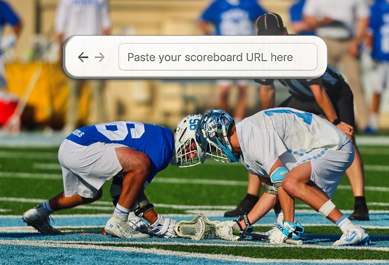 Feature screenshot: Cloud-based scoreboard vs traditional software comparison