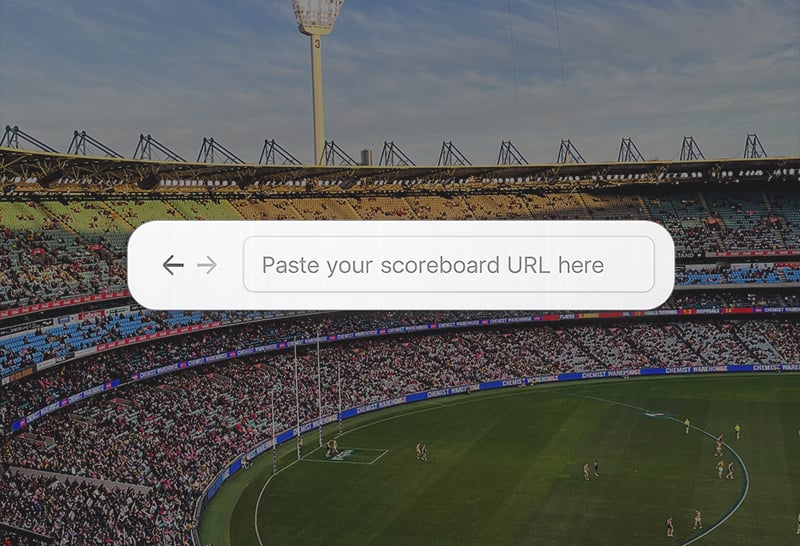 Feature screenshot: Cloud-based scoreboard vs traditional software comparison